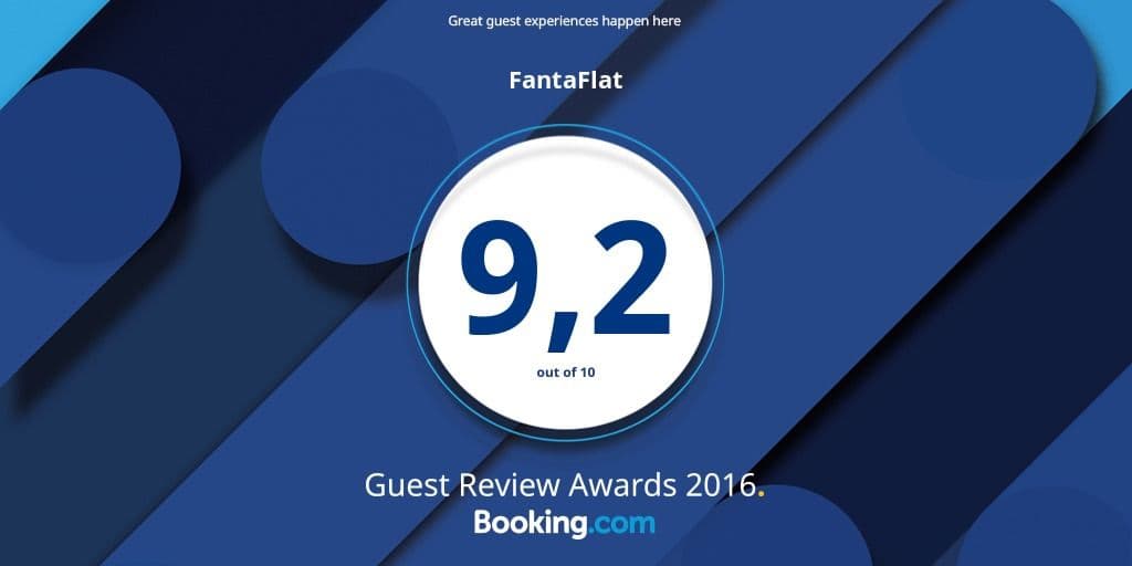Booking.com Guest Review Award 2016: 9,2