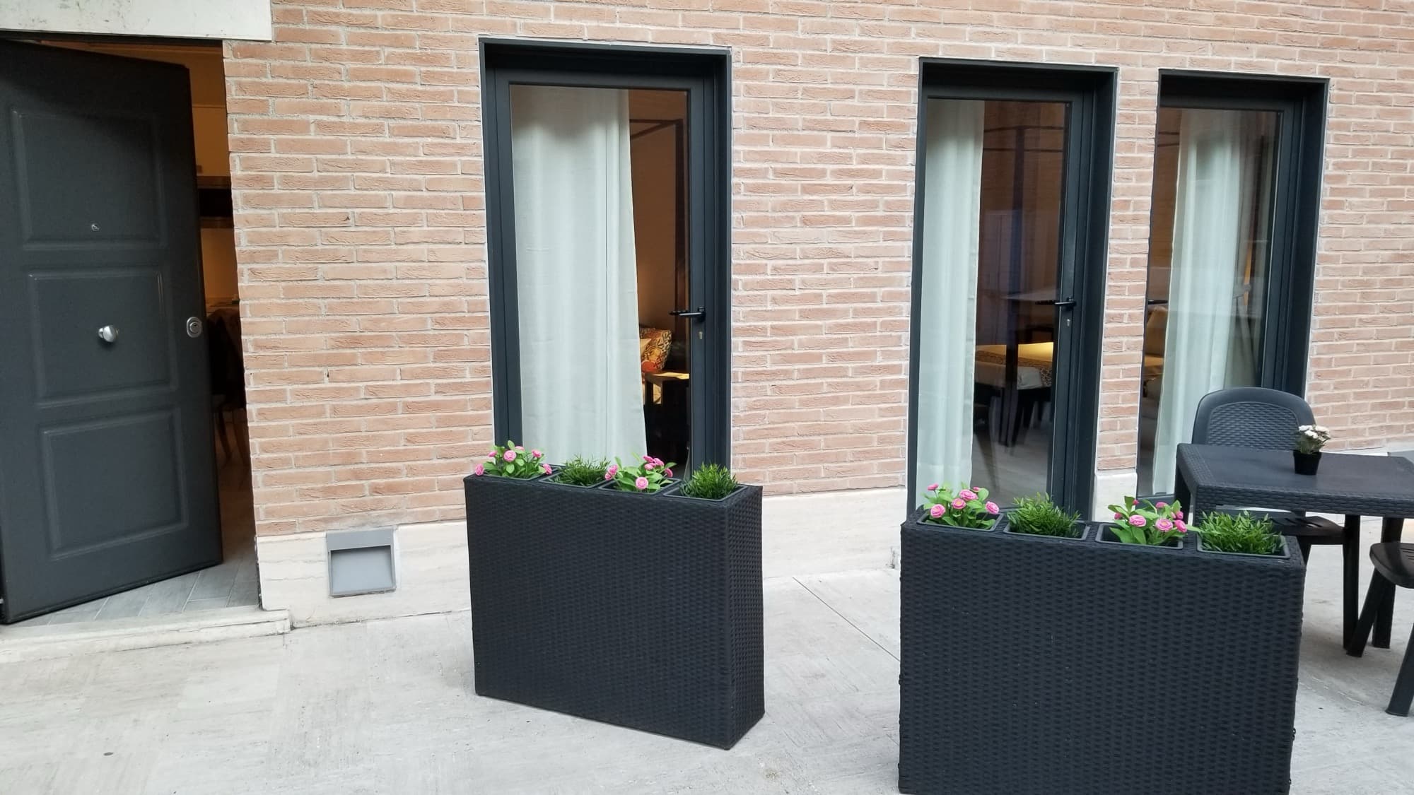 Cortile interno della struttura